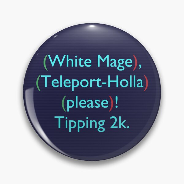 Item preview, FFXI Teleport-Holla designed and sold by ryanskurkis.
