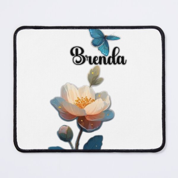 Item preview, Brenda Butterfly Flower Name designed and sold by CozyBlobStudio.