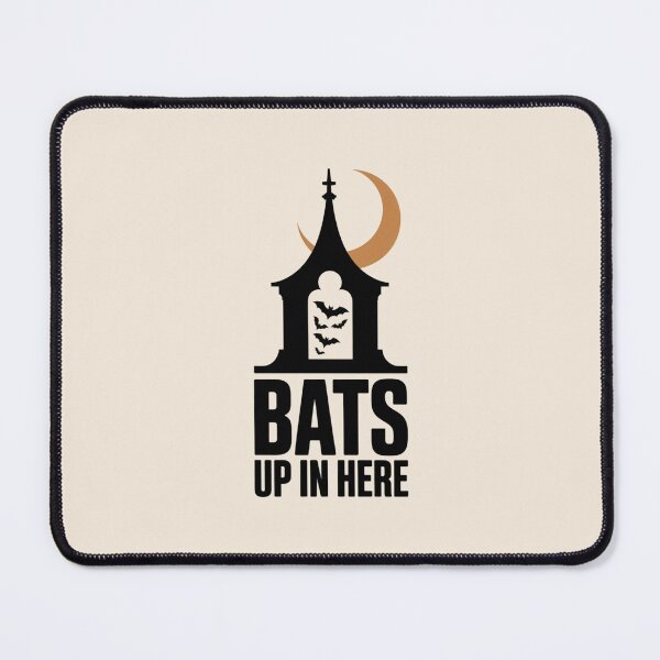 Item preview, Minimalist Gothic Bats Poster, Dark Halloween Wall Art, Crescent Moon Night Print, Spooky Aesthetic Decor, Haunted House Silhouette Art designed and sold by SideEye Co.