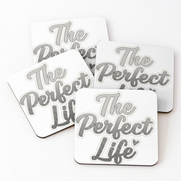 Item preview, The Perfect Life - Minimalist Typography - Positive Quote Sticker designed and sold by RS-Globalist-.