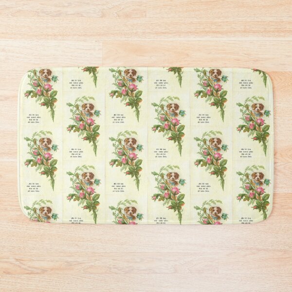 Item preview, Victorian Artwork: Puppy Among Roses - Wearable Fashion designed and sold by EmerentiaSkoog.