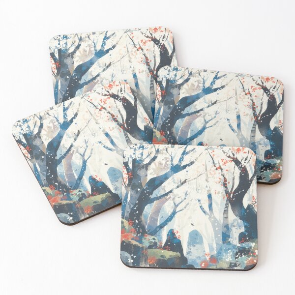 Item preview, Misty Enchanted Forest Ruins designed and sold by Dusk Atelier.