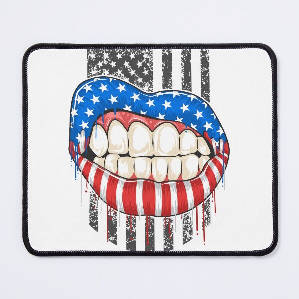 Item preview, American Flag Lip designed and sold by MKDSN.