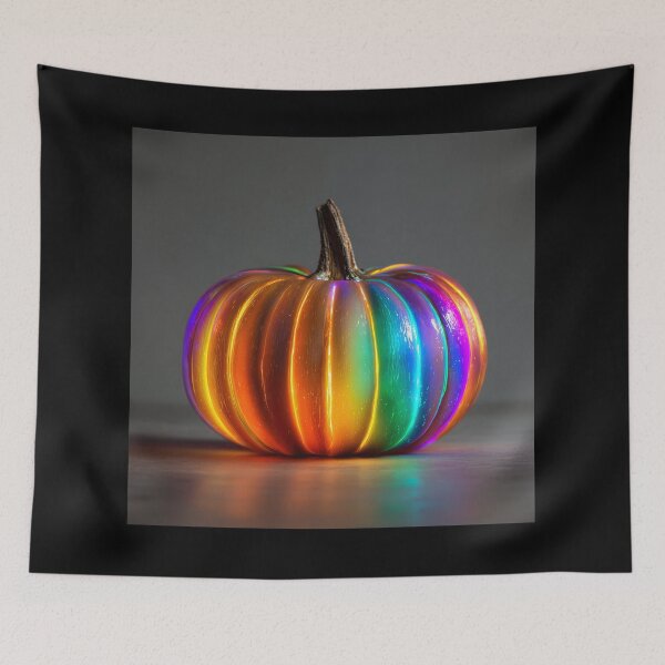 Item preview, Colorful Rainbow Pumpkin – Cute Multicolor Halloween Pumpkin Design designed and sold by WordPlayStudio.