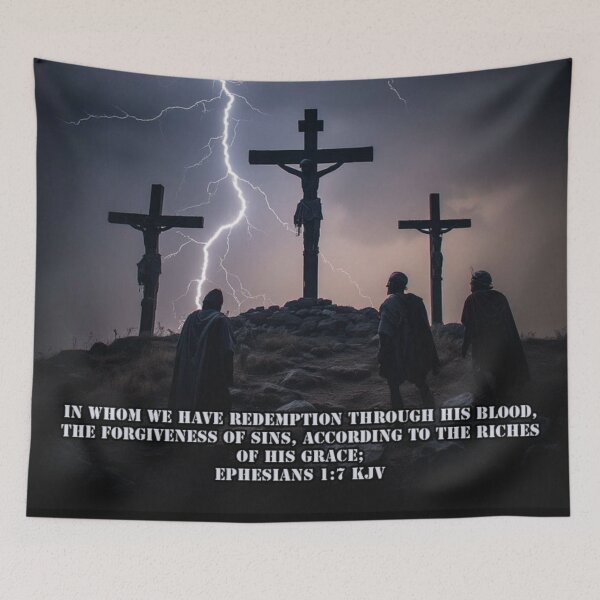 Item preview, Ephesians 1:7 KJV - JCTRUTHER v1 designed and sold by JCTRUTHERshop.