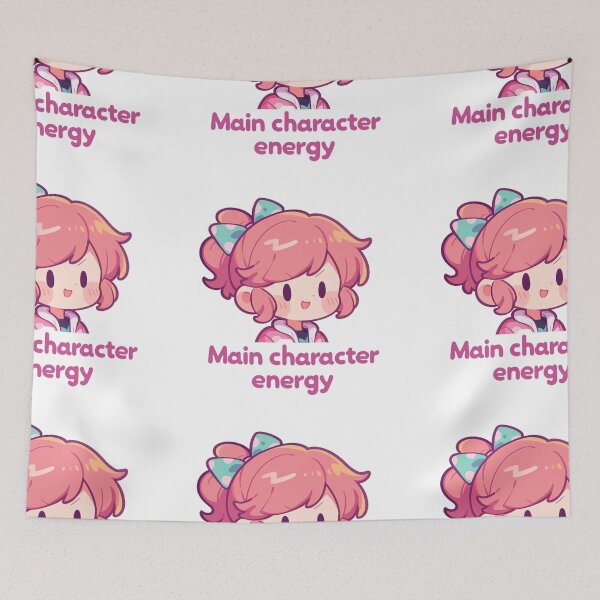 Item preview, Main character energy  designed and sold by MendaciousMina.