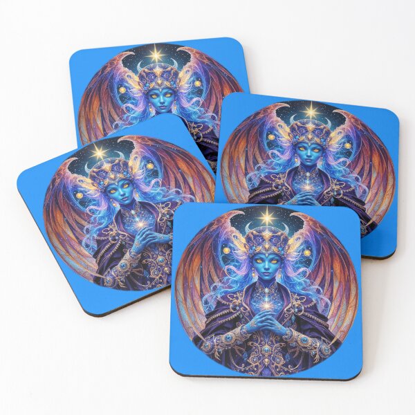 Item preview, Etheric Resonance: Pure Indigo Radiance (Second Version) designed and sold by KunstGeist.