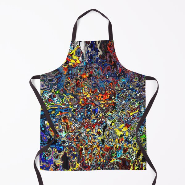 Aperçu de l'œuvre Motif abstrait psychédélique aux couleurs créée et vendue par Venturiart.
