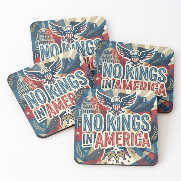 Item preview, No Kings In America designed and sold by FreshOPrint.