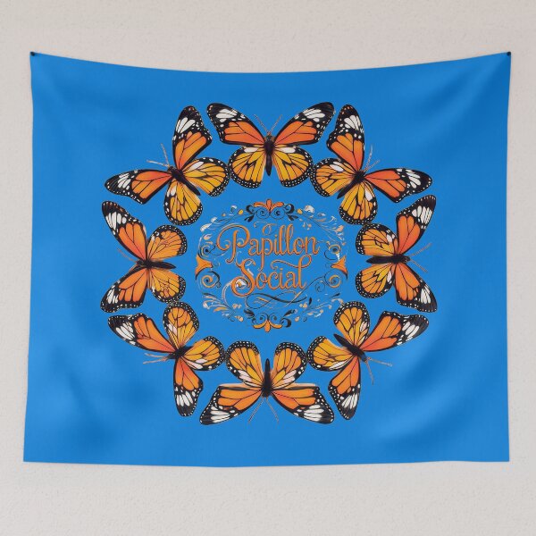 Item preview, Papillon Social / Social Butterfly designed and sold by FrancophileFun.