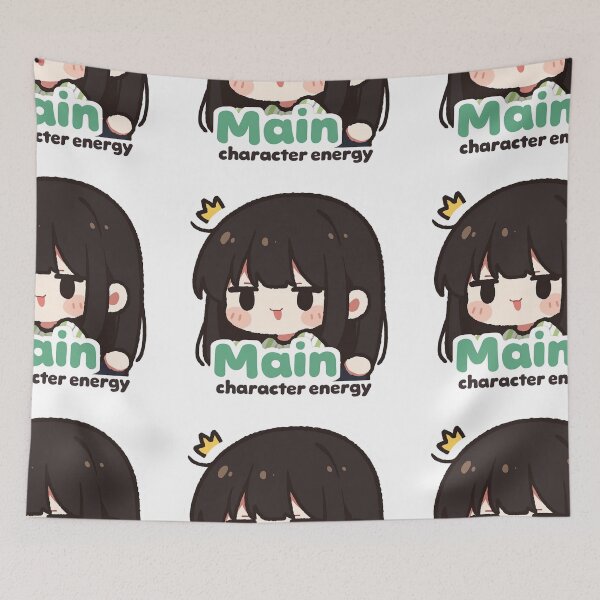 Item preview, Main character energy  designed and sold by MendaciousMina.