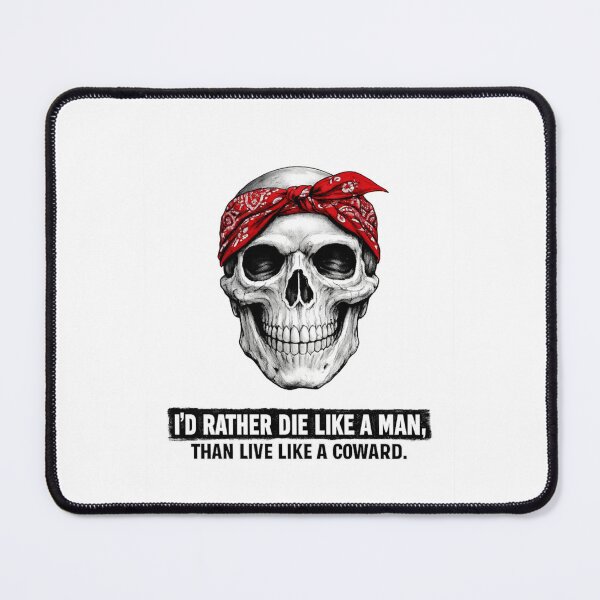 Item preview, “I’d Rather Die Like a Man” Skull Bandana – 2Pac Inspired Only God Can Judge Me Grunge Skull Design designed and sold by Donsean22.