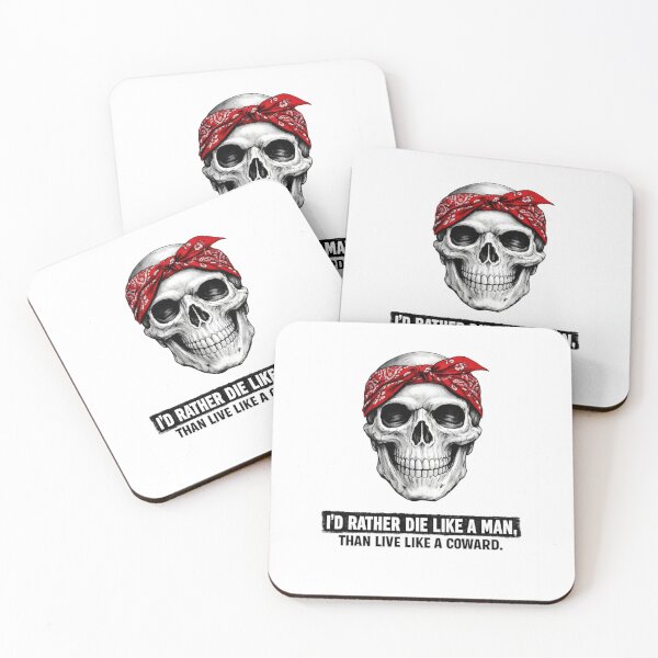 Item preview, “I’d Rather Die Like a Man” Skull Bandana – 2Pac Inspired Only God Can Judge Me Grunge Skull Design designed and sold by Donsean22.