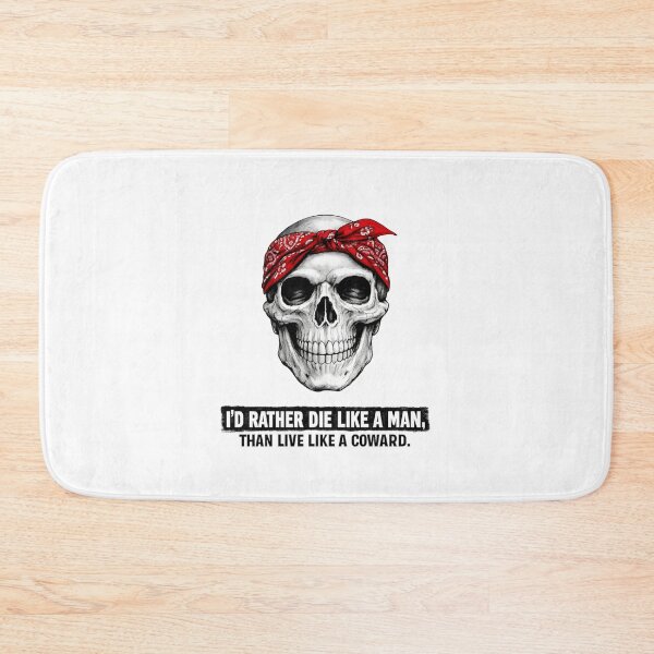 Item preview, “I’d Rather Die Like a Man” Skull Bandana – 2Pac Inspired Only God Can Judge Me Grunge Skull Design designed and sold by Donsean22.