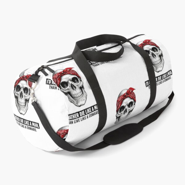 Item preview, “I’d Rather Die Like a Man” Skull Bandana – 2Pac Inspired Only God Can Judge Me Grunge Skull Design designed and sold by Donsean22.