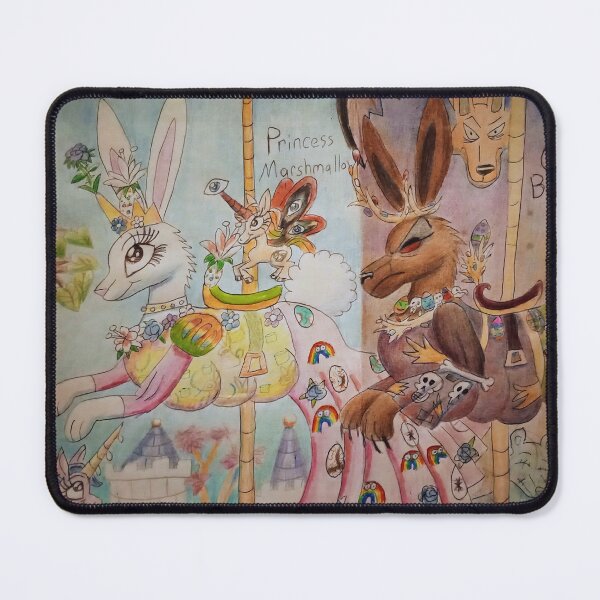 Item preview, Marshmallow and Brownie easter carousel bunnies designed and sold by Pegacoast66.