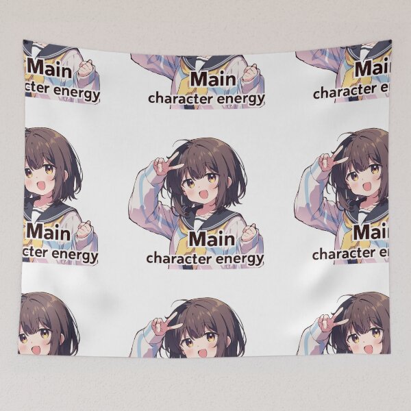 Item preview, Main character energy  designed and sold by MendaciousMina.