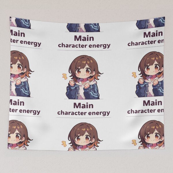 Item preview, Main character energy  designed and sold by MendaciousMina.