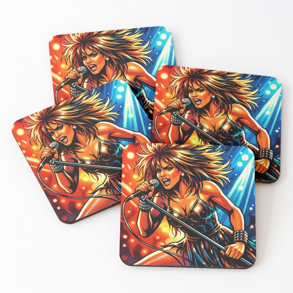 Item preview, Tina Turner Neon Stage Power Rock Soul Icon Live Performance Art designed and sold by SHOCAMPOS DESIGNS .