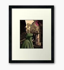 Fake news Framed Print