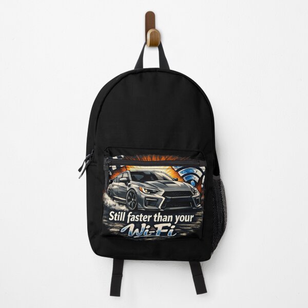 Item preview, Still Faster Than Your Wi-Fi – Sports Car Humor Design designed and sold by darkan1.