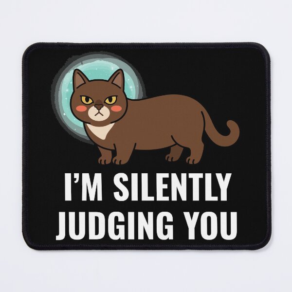 Item preview, Burmese Cat Silently Judging You - Elegant Judgmental Kitty designed and sold by AdriqnArt.