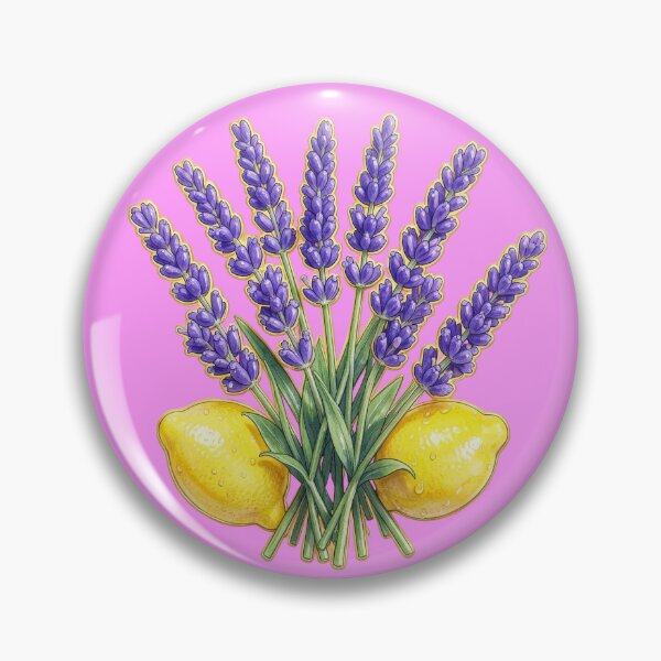 Item preview, Vibrant Lavender and Fresh Yellow Lemons designed and sold by Thalassora.