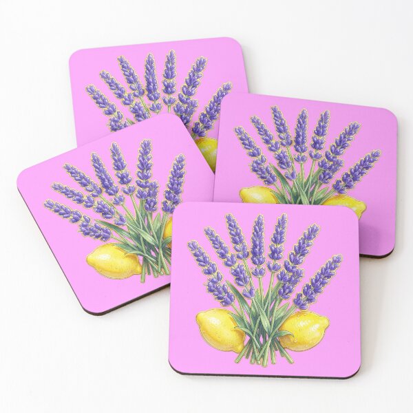 Item preview, Vibrant Lavender and Fresh Yellow Lemons designed and sold by Thalassora.