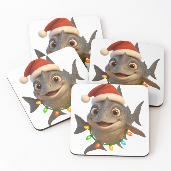 Item preview, Christmas Chimaera Fish designed and sold by Sillytoe.