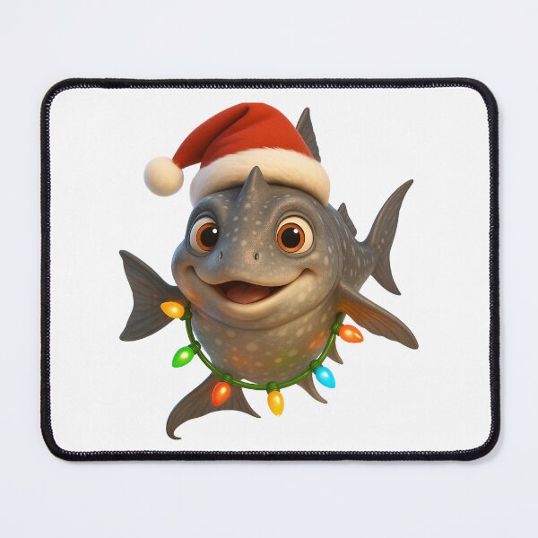 Item preview, Christmas Chimaera Fish designed and sold by Sillytoe.