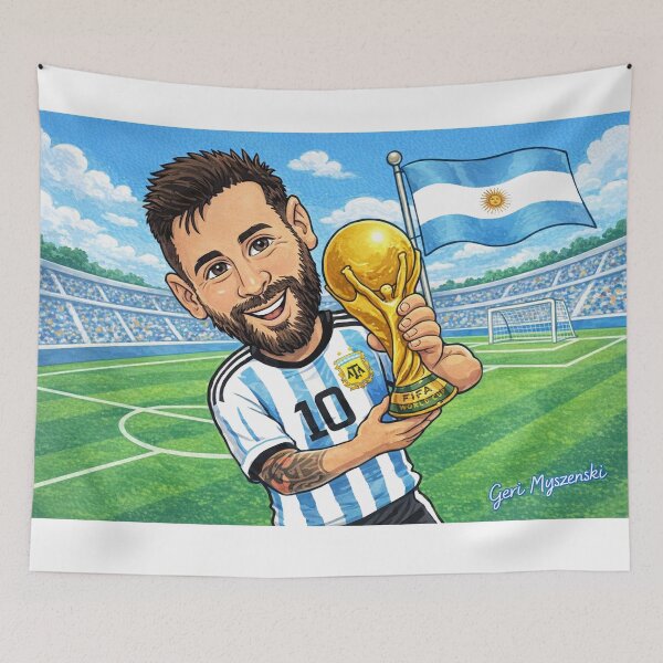 Item preview, Lionel Messi Argentina World Cup 2022 designed and sold by The Art Queen Of Michigan .