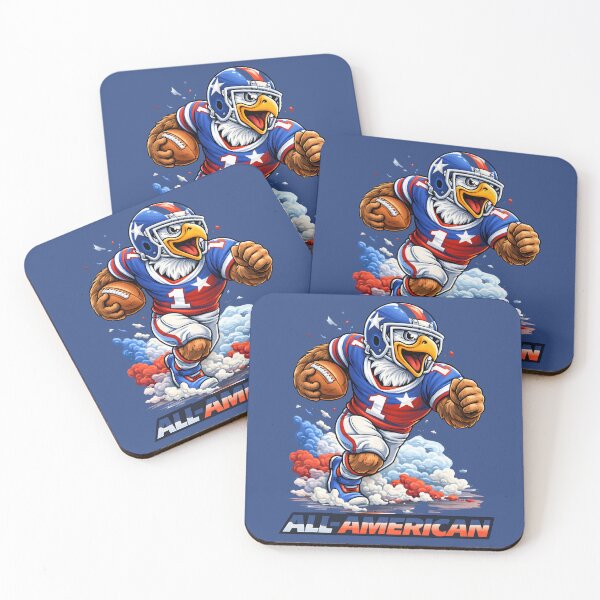 Item preview, All-American Football Eagle - Patriotic USA Sport Design designed and sold by FREENATION2026.