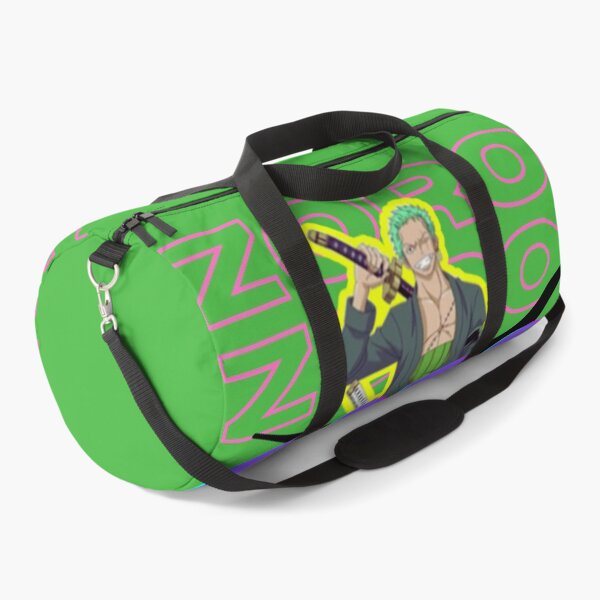 Artikelvorschau, Anime-Krieger mit drei Schwertern | Samurai-Stil in Neongrün entworfen und verkauft von ArteVirtual28.