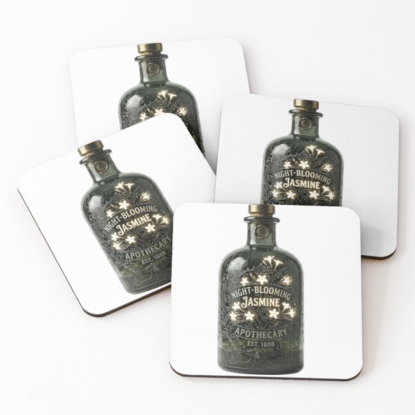 Item preview, Midnight Apothecary Dark Academia Botanical Bottle designed and sold by Retro Mood Co.