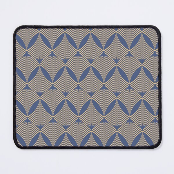 Item preview, Art Deco Pattern – Navy Blue & Gold Geometric Design designed and sold by FethiC.