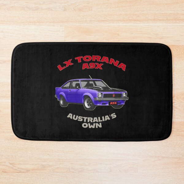 Item preview, LX Torana A9X Hatchback Purple Australian Muscle Car Art, Holden Torana A9X Classic Car Illustration, Bathurst Legend Vintage Aussie Performance Car Artwork Clean Design designed and sold by Michael van der Hoorn.