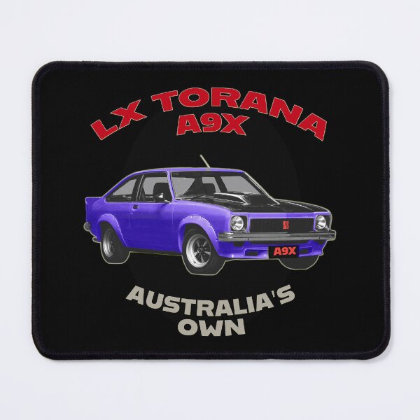 Item preview, LX Torana A9X Hatchback Purple Australian Muscle Car Art, Holden Torana A9X Classic Car Illustration, Bathurst Legend Vintage Aussie Performance Car Artwork Clean Design designed and sold by Michael van der Hoorn.