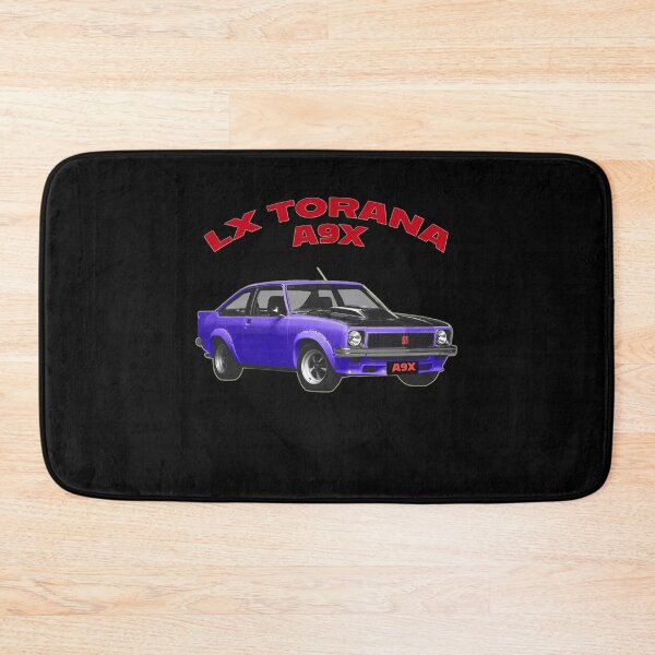 Item preview, LX Torana A9X Hatchback Purple Australian Muscle Car Art, Holden Torana A9X Classic Car Illustration, Bathurst Legend Vintage Aussie Performance Car Artwork Clean Design designed and sold by Michael van der Hoorn.