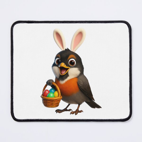 Item preview, Easter White Throated Robin designed and sold by Sillytoe.