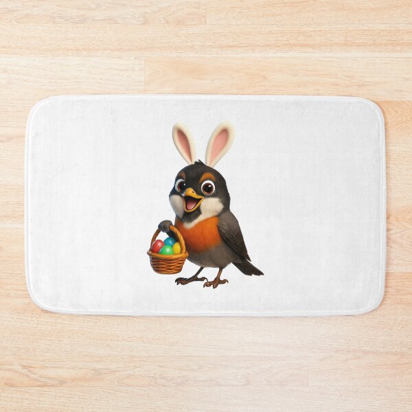Item preview, Easter White Throated Robin designed and sold by Sillytoe.