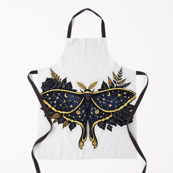 Item preview, Celestial Luna Moth Star Map Gothic Botanical designed and sold by Retro Mood Co.