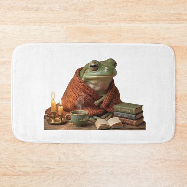 Item preview, Hygge Frog - Cozy Book Lover & Introvert Aesthetic designed and sold by Arts Paradise.