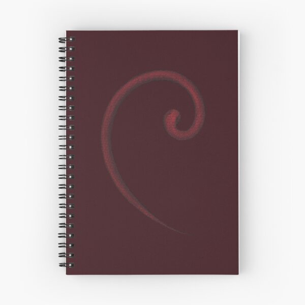 Item preview, Snake in the form of a golden spiral of dark red color designed and sold by Cherevan.