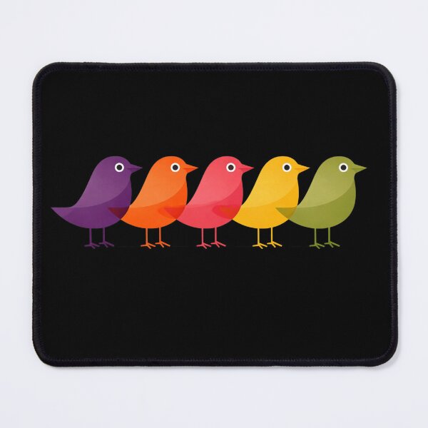 Item preview, Bird Print Art Deco 60s Style Minimal Hippy Retro Cool T-Shirt designed and sold by FreeArt2.
