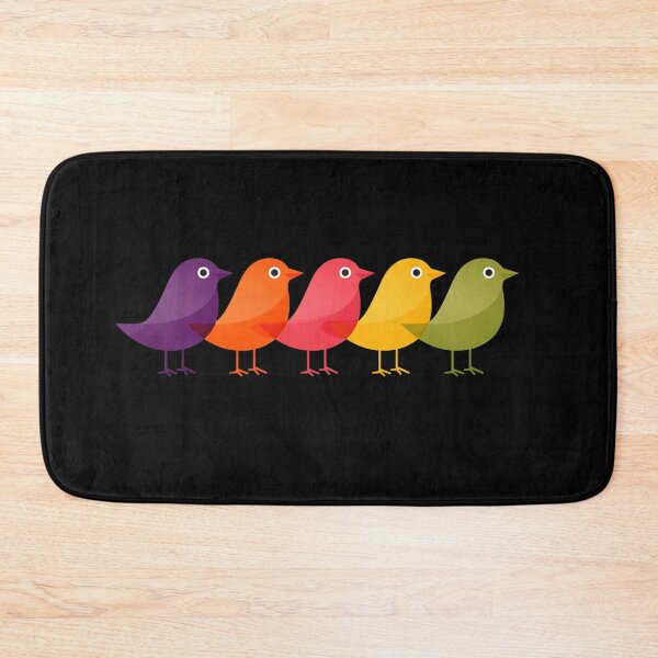 Item preview, Bird Print Art Deco 60s Style Minimal Hippy Retro Cool T-Shirt designed and sold by FreeArt2.