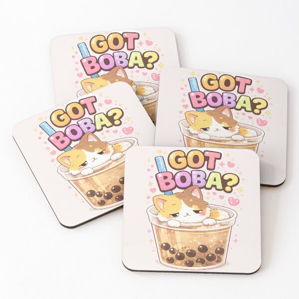 Item preview, Mochi Cozy Cat – Got Boba designed and sold by Mochi Studio.
