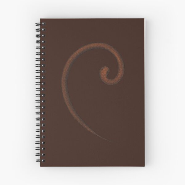 Item preview, Snake in the form of a golden spiral of dark brown color designed and sold by Cherevan.
