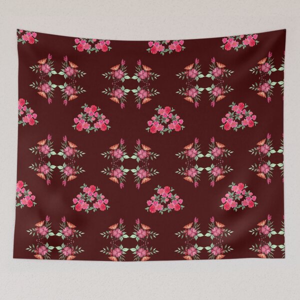 Item preview, Vintage Pink Blooms - Seamless Watercolor Floral Pattern designed and sold by ​Jyoti Digital Artist.