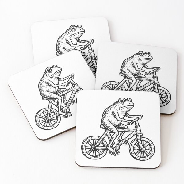 Item preview, Frog Riding A Bicycle - Funny Cycling designed and sold by kamrankhan.
