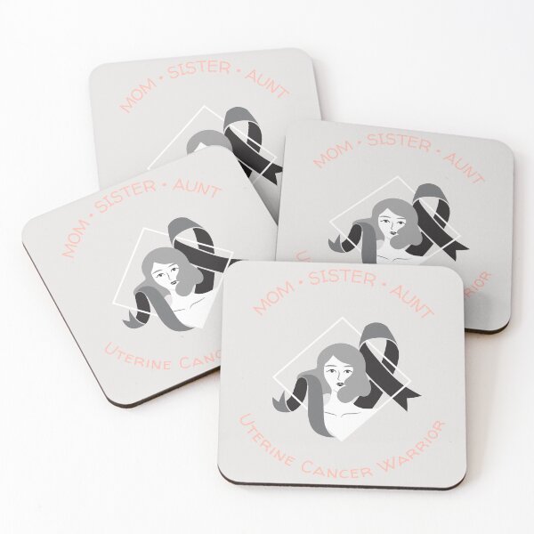 Item preview, Mom-Sister-Aunt Uterine Cancer Warrior designed and sold by ACA Design & Print.